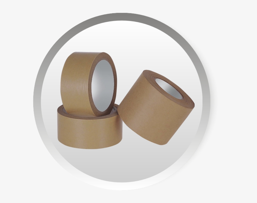 Kraft Paper Tape Brown - Adhesive Tape, transparent png #2004818