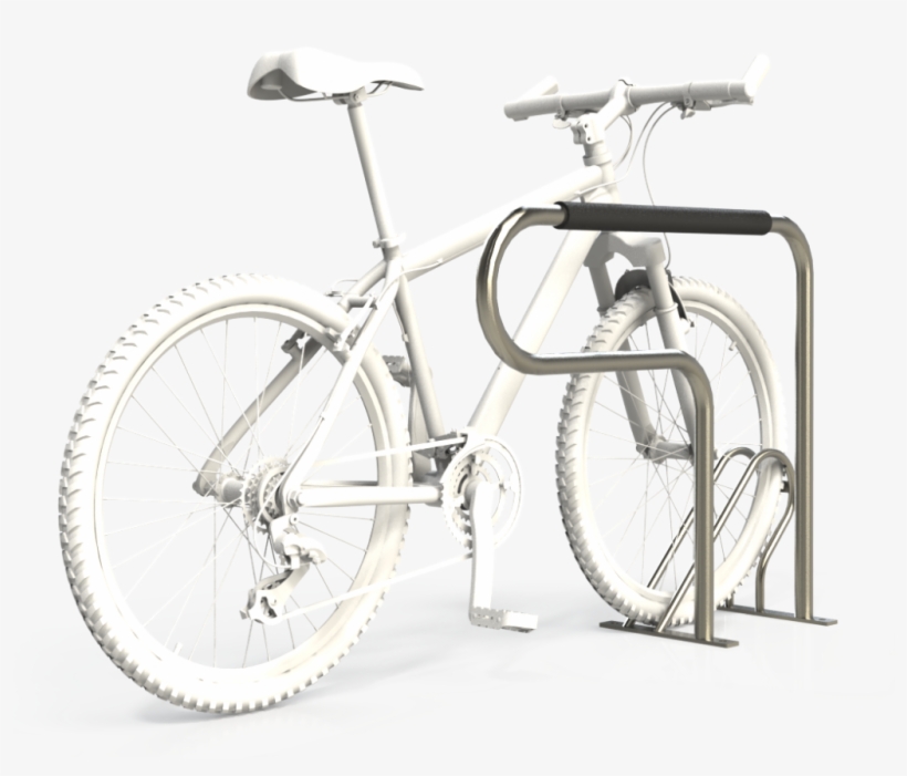 Compact Vandal Resistant Fully Welded Bicycle Rack - Bicycle, transparent png #2004892