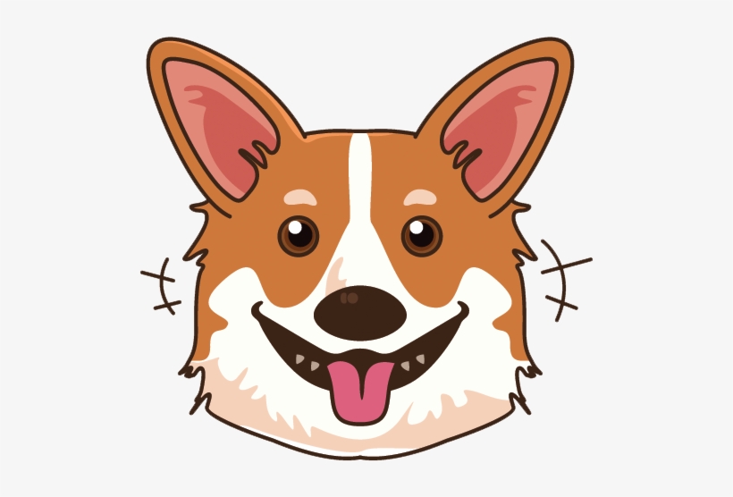 Corgi Emoji & Stickers Messages Sticker-1 - Corgi Emoji, transparent png #2005299