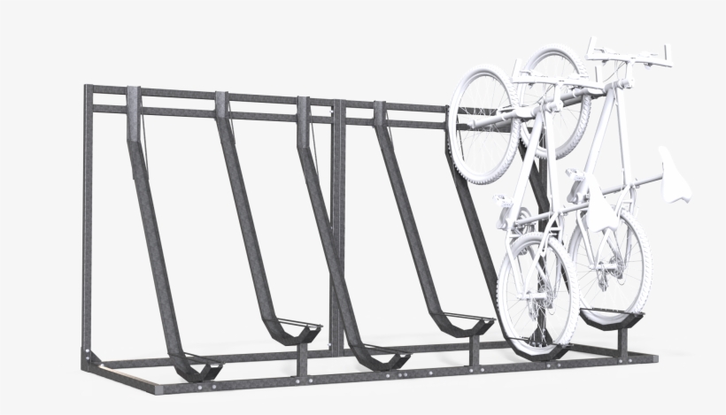 Vertical 6 Bike Rack - Bicycle, transparent png #2005319