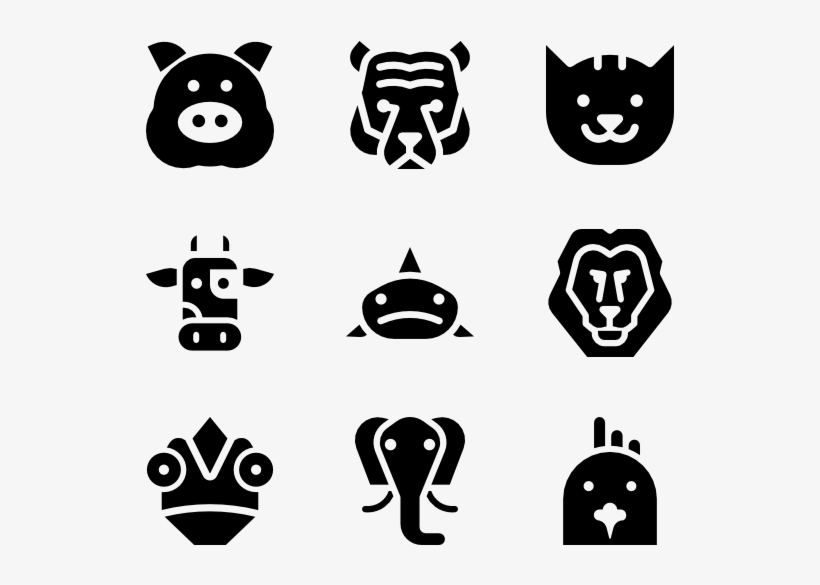 Animals - Animal Head Icons, transparent png #2005704