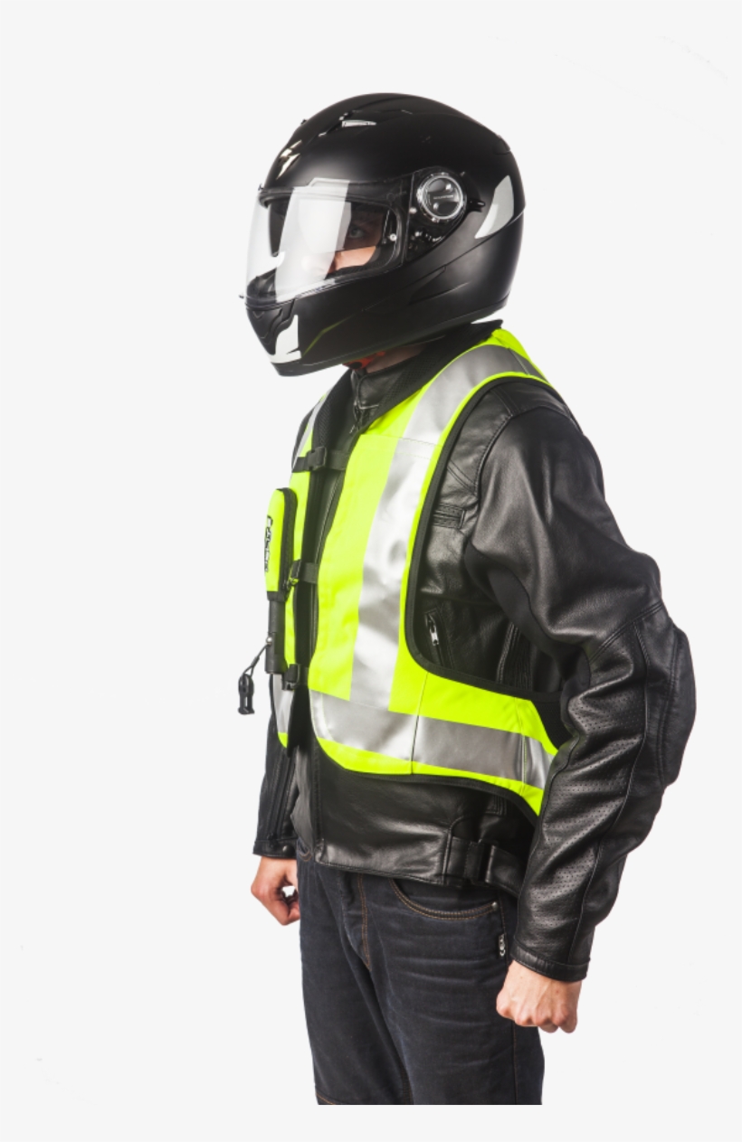 Bike Helmet Png Jacket - Helite Turtle Shell Motorcycle Airbag Vest, transparent png #2005739