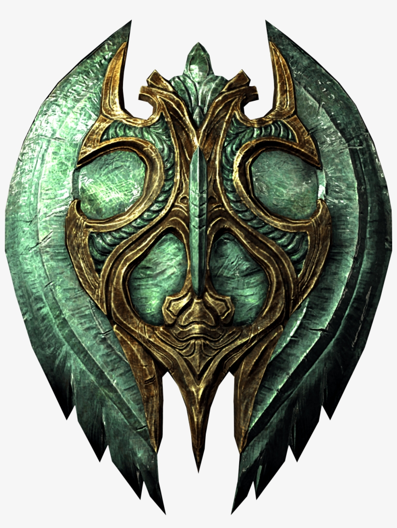 Download - Elder Scrolls Glass Shield, transparent png #2005758