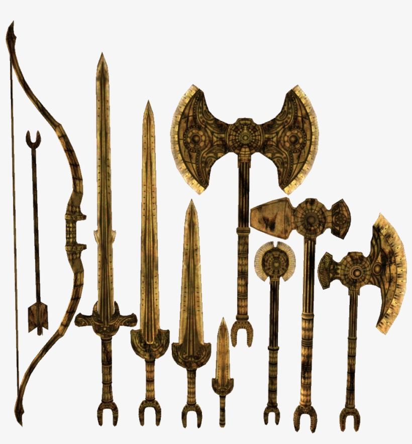 Elder Scrolls Dwemer Weapons, transparent png #2005889
