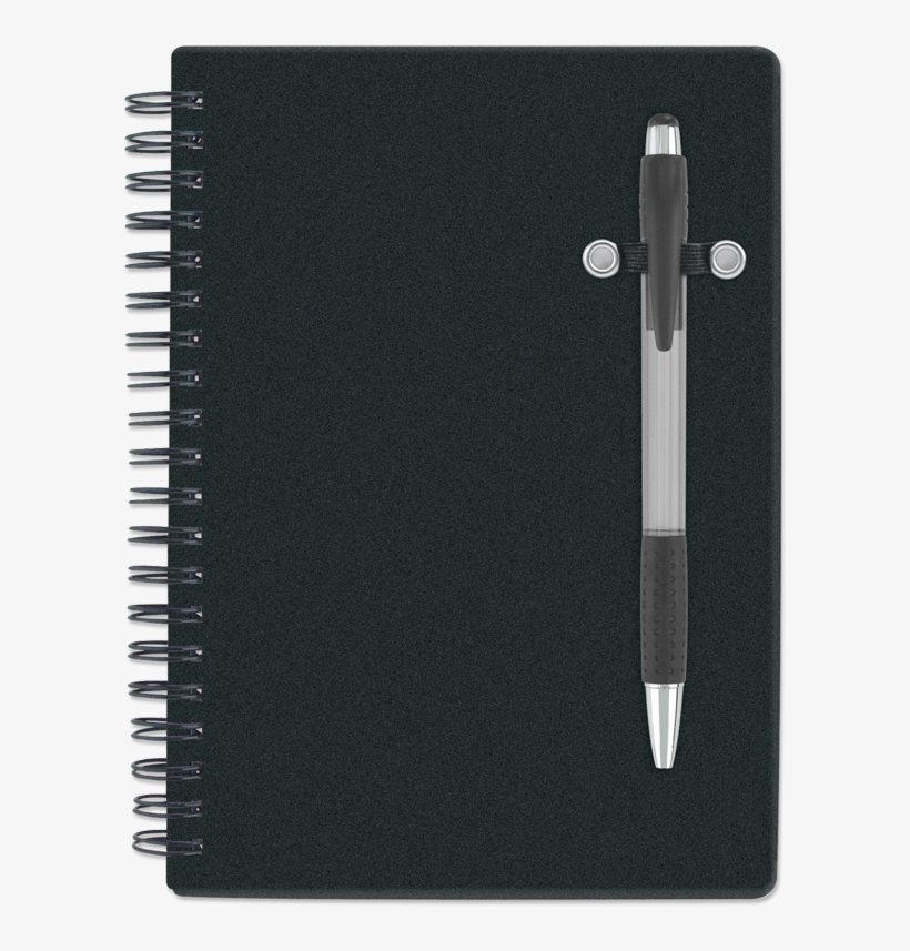 No Image - Small Notebook Black With Pen, transparent png #2006180