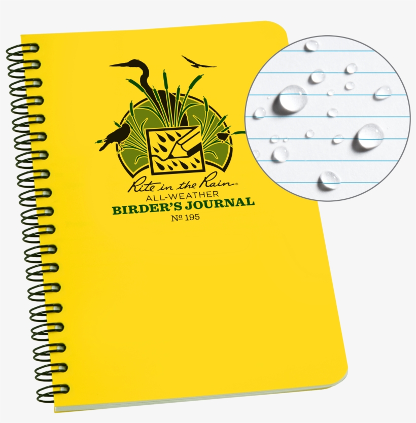 Rite In The Rain Weatherproof Spiral Notebook, - 6 By 8 Notebook, transparent png #2006203