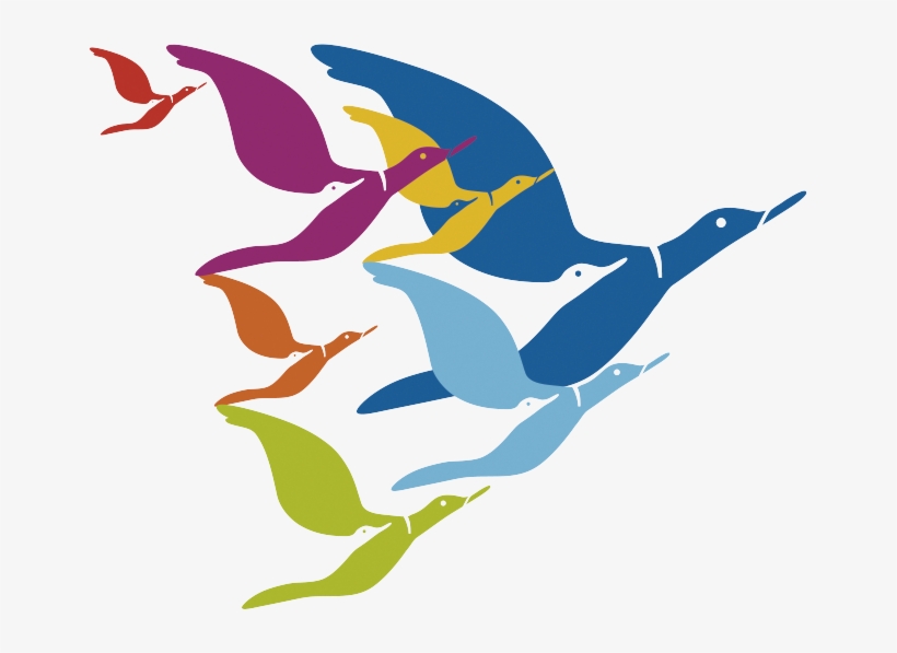 Geese - Illustration, transparent png #2006257