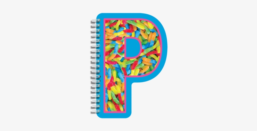 P Initial Notebook - Iscream Microbead Fleece-backed Letter P Initial Pillow, transparent png #2006411