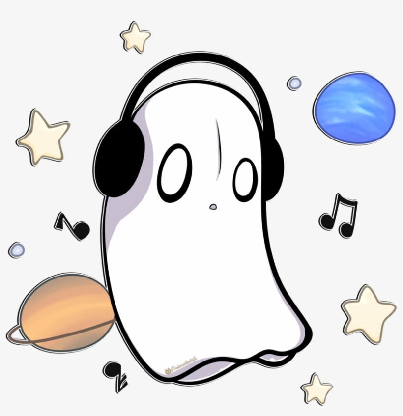 Graphic Freeuse Music Soothes The Soul Napstablook - Undertale Characters Napstablook, transparent png #2006892