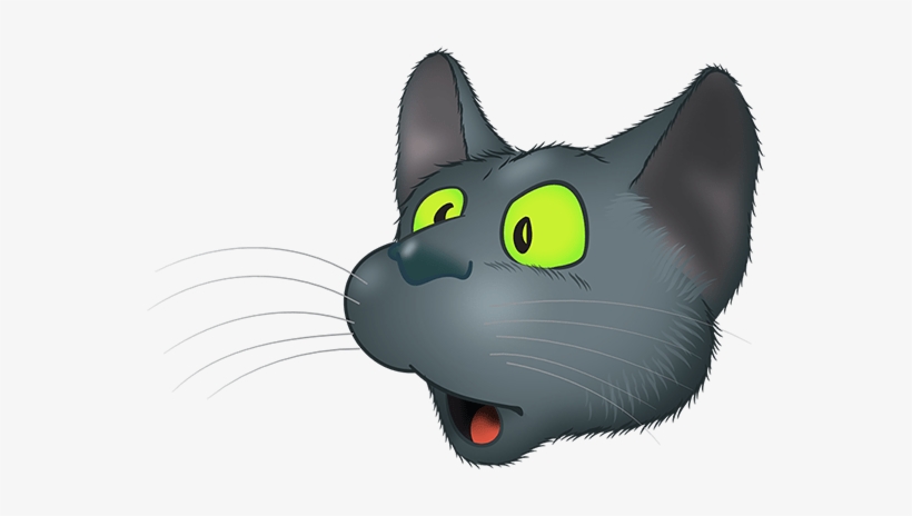 Black Cat Emoji Messages Sticker-3 - Cat, transparent png #2006927