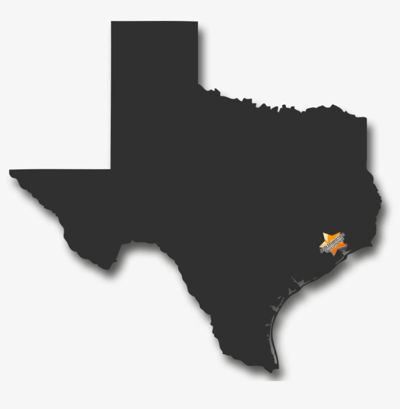 Asb Marketing Solutions - State Of Texas With Houston Heart, transparent png #2007117