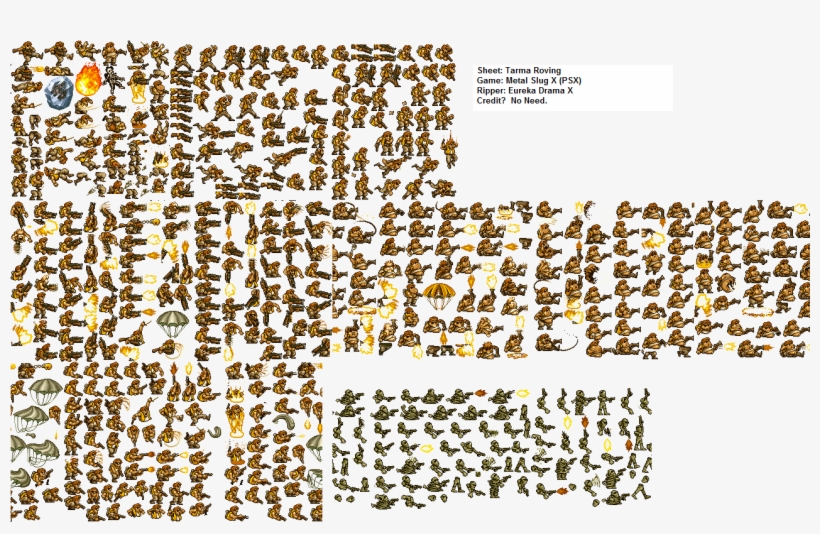 Tarma Sprite Database - Sprites Metal Slug Png, transparent png #2007731