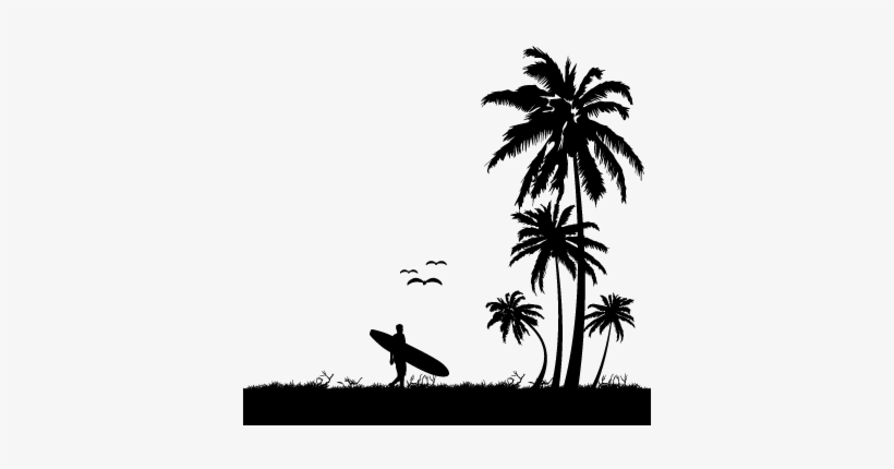 Beach - Beach Silhouette Png, transparent png #2008515