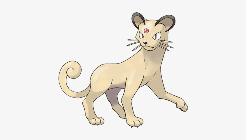 Meowth Profile - 53 - Persian - Pokemon Shiny Persian, transparent png #2008696