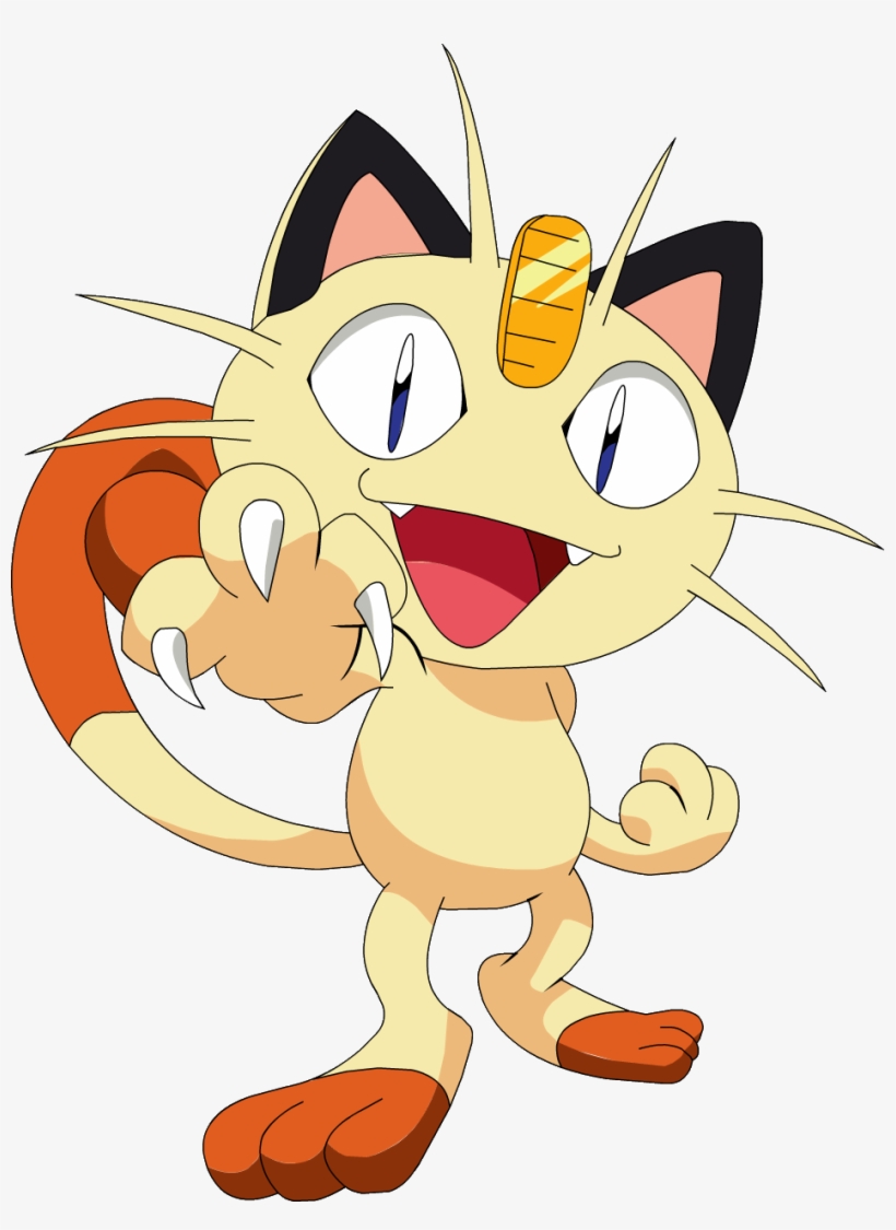 052meowth Ag Anime - Popular Pokemon Characters, transparent png #2008717