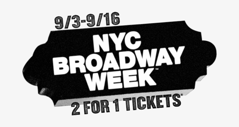 Nyc Broadway Week - Nyc Broadway Week 2018, transparent png #2008760