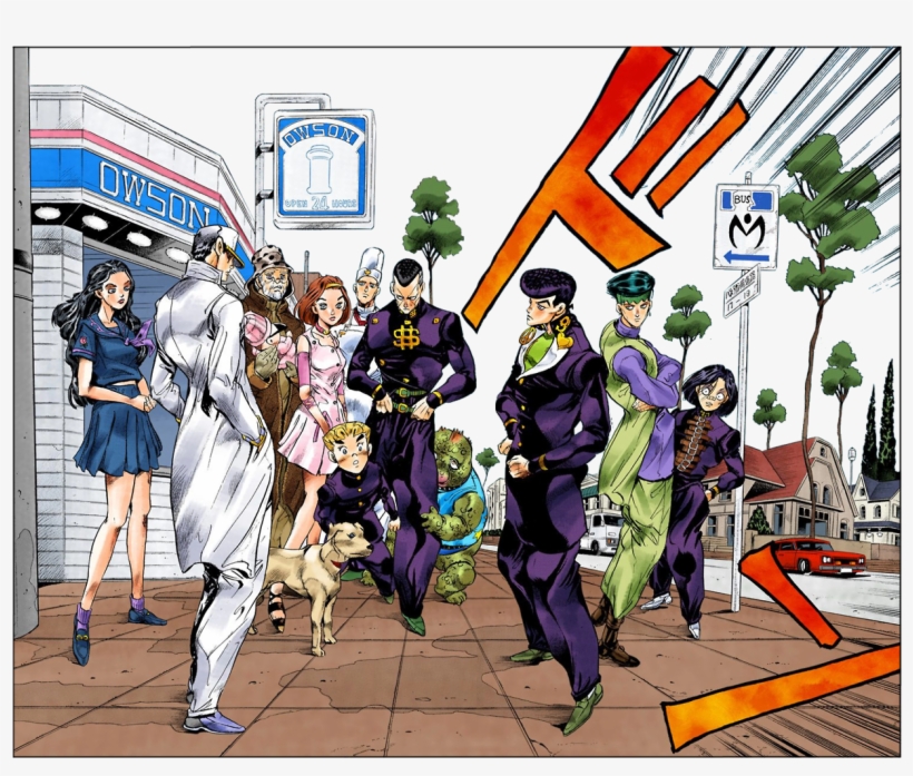 Diamond Is Unbreakable Crew - Jojo Part 4 Group, transparent png #2008957