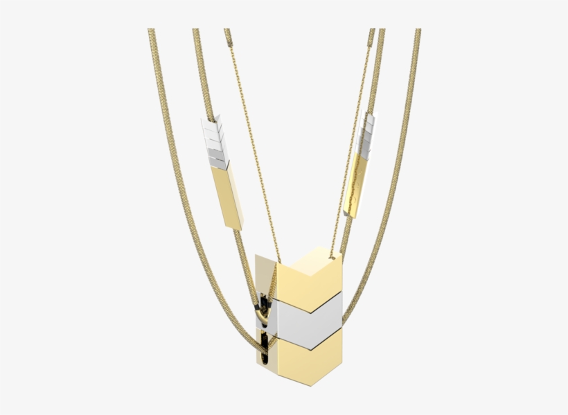 Tinsel Earbud Necklace Line 02 - Necklace, transparent png #2009456