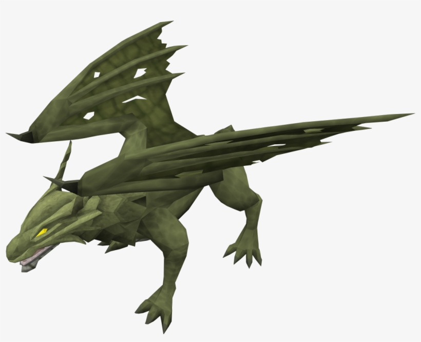Gd Green Dragons - Runescape Green Dragon Quest, transparent png #2009594