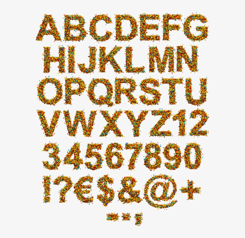 Color Tinsel Bright Font - Sans Serif Font Bold, transparent png #2009787