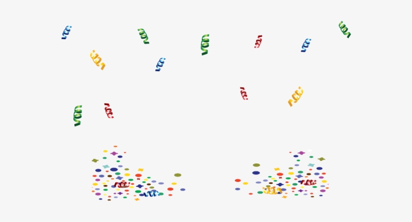 Праздничные Украшения, Мишура, Конфетти, Holiday Decorations, - Celebration Decorations Png, transparent png #2010161