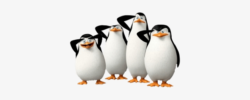 Madagascar Penguins Saluting - Madagascar Penguins, transparent png #2010317