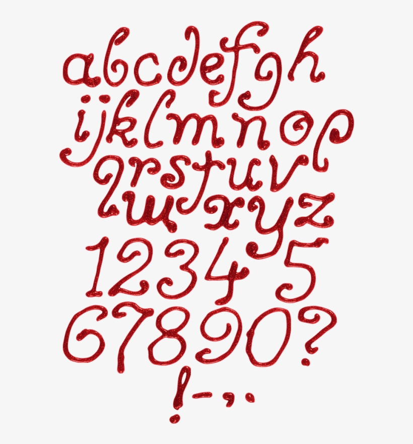 Tinsel Font - Transparent Tinsel Alphabet Fonts, transparent png #2010388