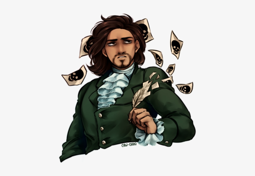 Caw-chan - Alexander Hamilton Fanart, transparent png #2010615