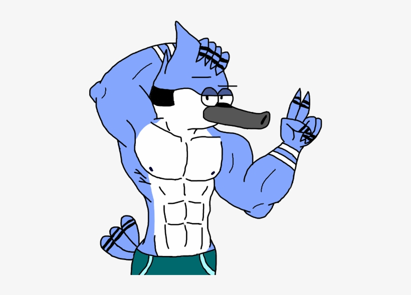 Mordecai - Cartoon, transparent png #2010794