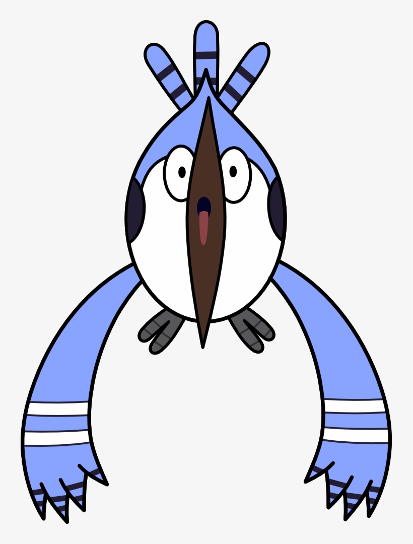 Mordecai Super Skate By Karlix The Wiz On Clipart Library - Blue Jay Mordecai, transparent png #2010819