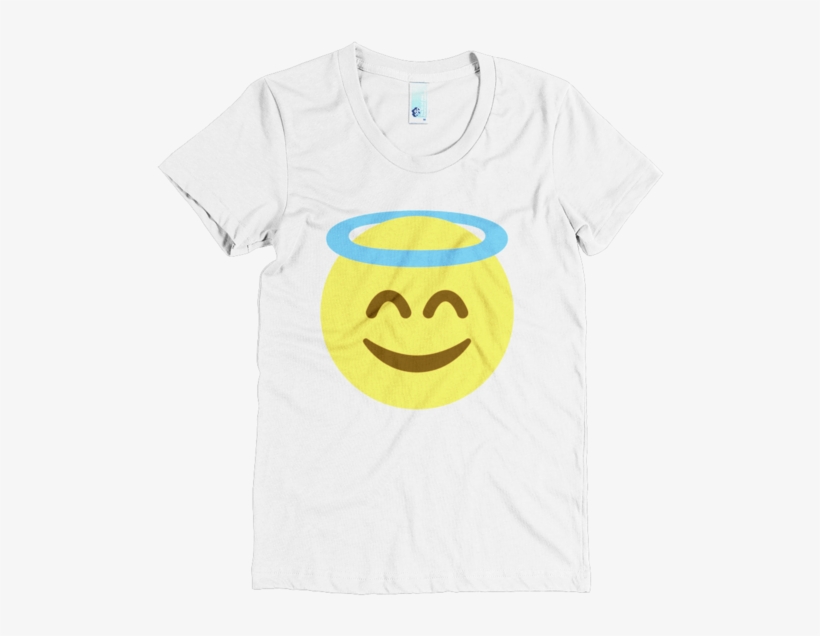Angel Emoji T-shirt ﻿a Face With A Halo Above - Dog Mom Shirt - Dog Mom Shirt - Dog Mom Tshirt - Dog, transparent png #2010978