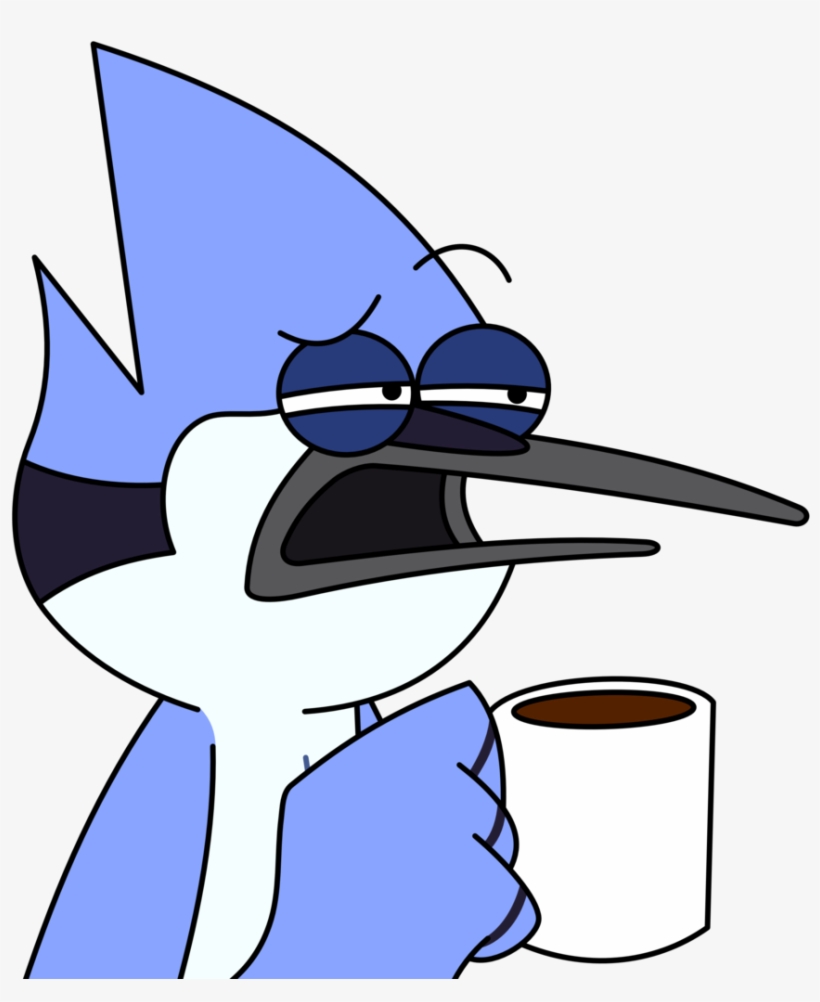 View Samegoogleiqdbsaucenao Coffe , - Regular Show Mordecai Renders, transparent png #2011229