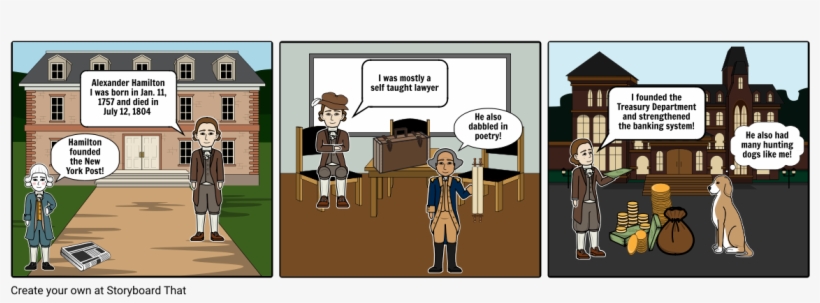 Alexander Hamilton - Cartoon, transparent png #2011257