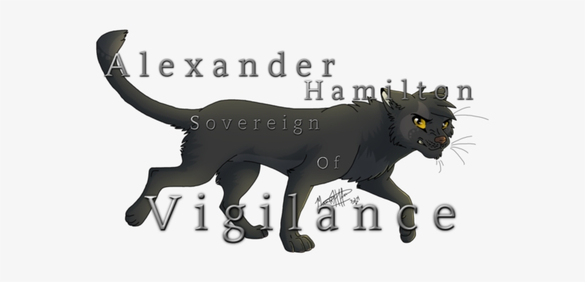 Alexander Hamilton Signature Jaglion Finished - Animal Alexander Hamilton, transparent png #2011361