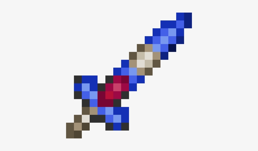 Terraria Craft - Minecraft Diamond Shovel Transparent, transparent png #2011404