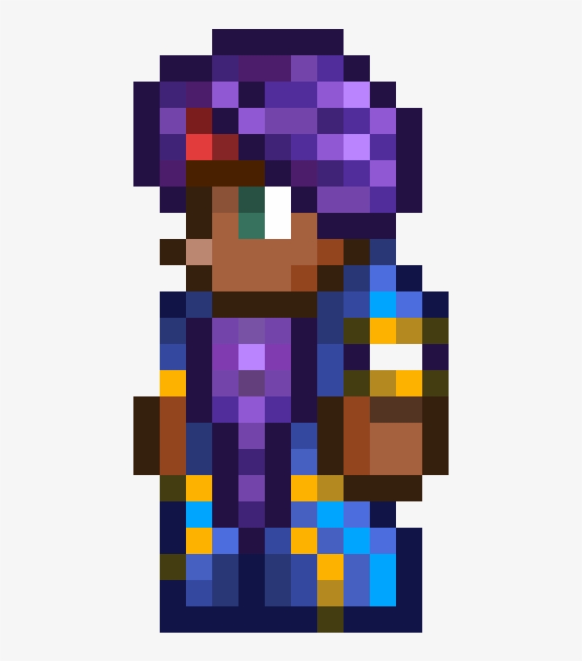 Pixilart Terraria Dye Trader By Angrykirbachu98 - Dye Trader Terraria, transparent png #2011703