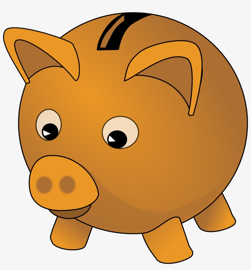 Pig, Bank, Piggy, Child, Money, Save, Slot - Blue Piggy Bank Clipart, transparent png #2012274
