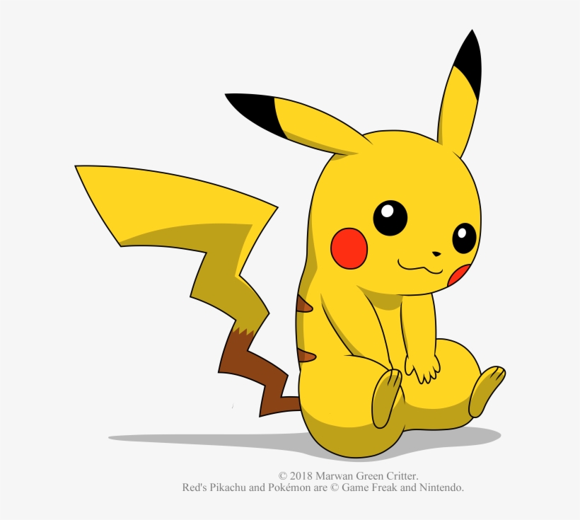 Red's Pikachu - Pokemon Pikachu, transparent png #2012414