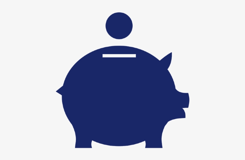 Piggy-bank - Grey Piggy Bank Icon, transparent png #2012657