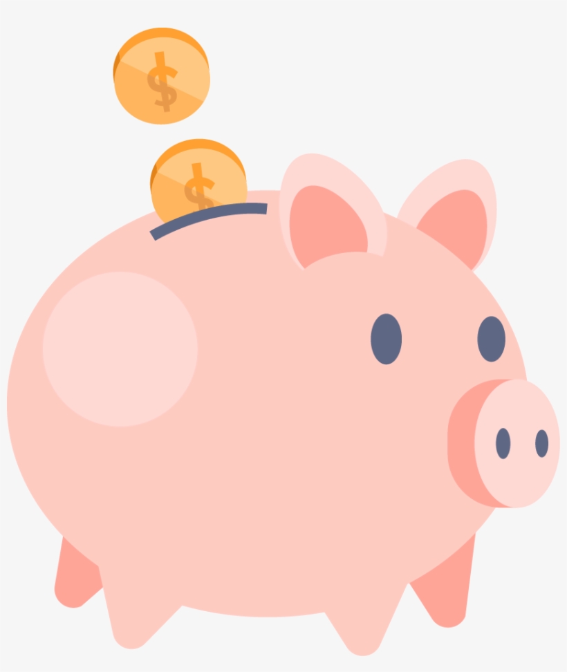 Piggy Bank - Cartoon - Free Transparent PNG Download - PNGkey