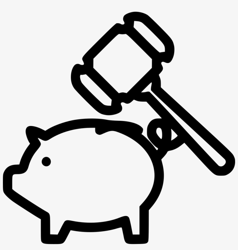 Break Piggy Bank - Bank, transparent png #2012754