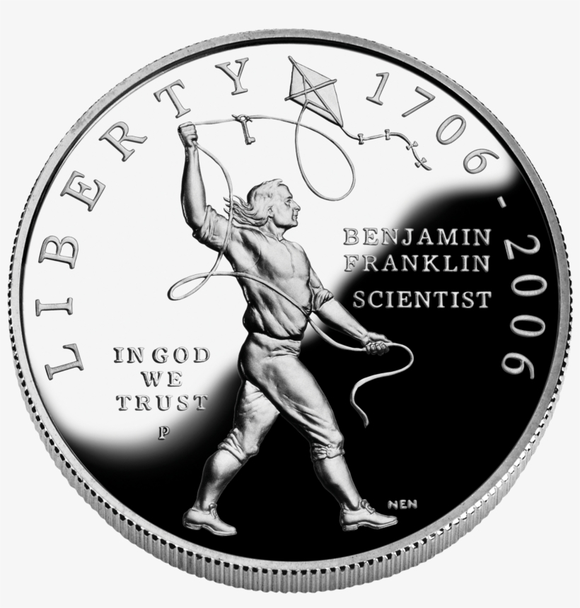 2006 Benjamin Franklin Silver Dollar - Us State Quarters Png, transparent png #2012927