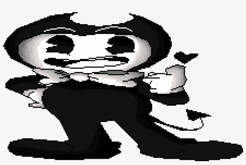 Vector Stock Pixilart Bendy And The - Drawing, transparent png #2013341