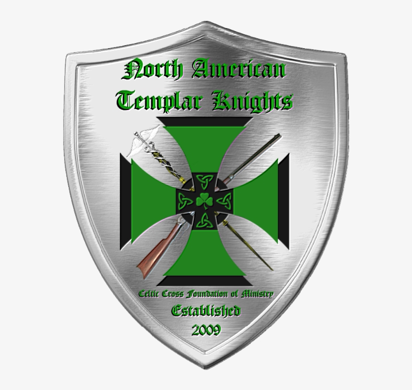 Celtic Cross Templar Knights & North American Templar - Green Templar Cross, transparent png #2013362