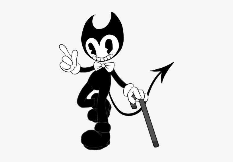 Ink Bendy Coloring Page For Kids - Bendy Full Body Bendy And The Ink Machine, transparent png #2013441