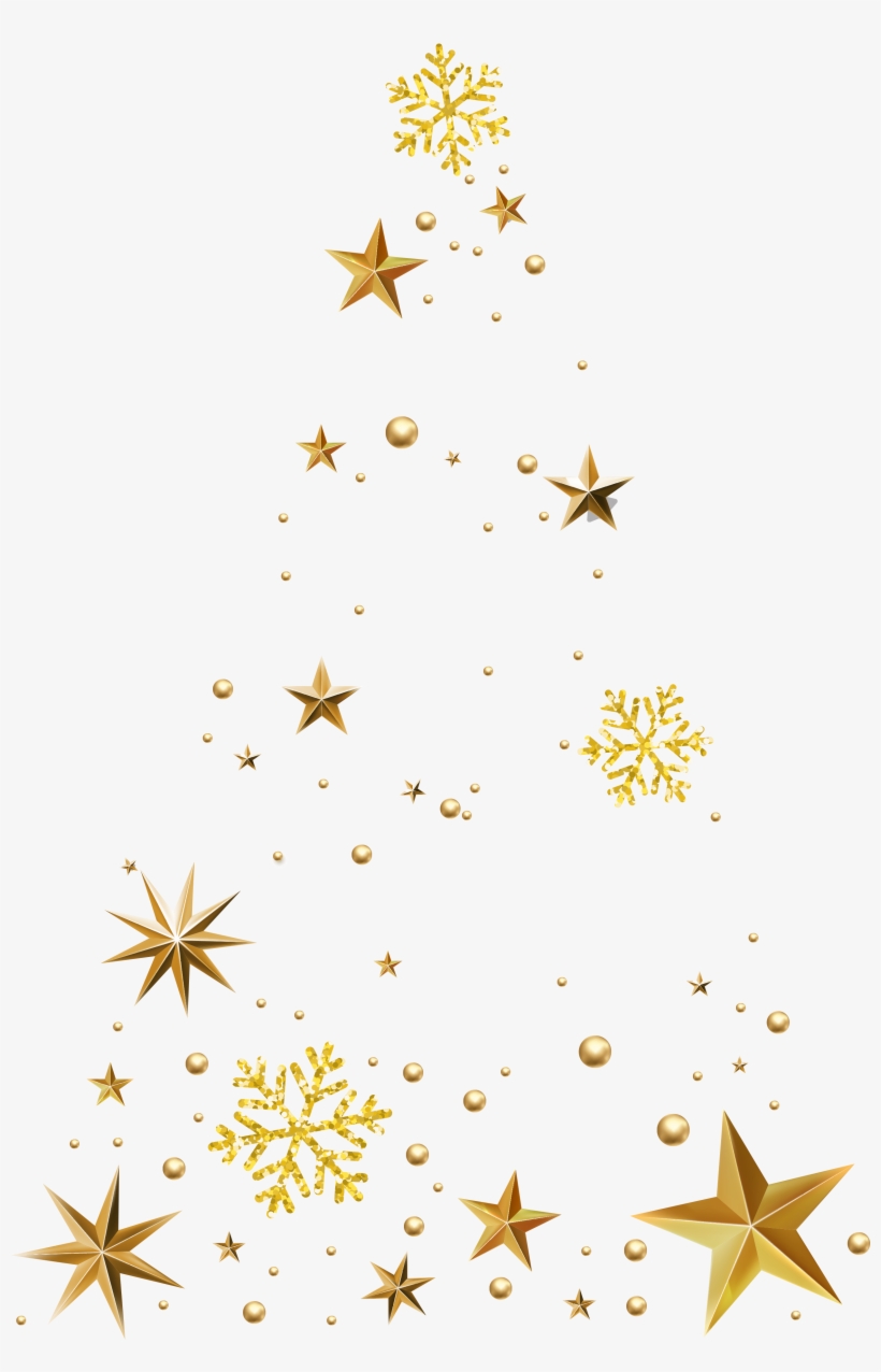 Este Gráficos Es Las Estrellas Doradas Decoran El Png - Gold, transparent png #2013807