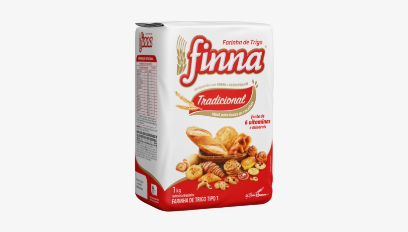 Finna Wheat Flour Type 1, Paper Bag - Farinha De Trigo Finna, transparent png #2014117