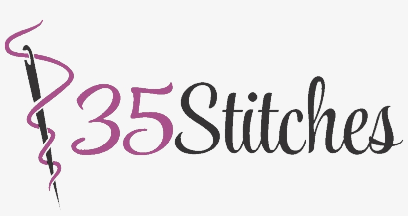 35 Stitches Is A Fashion Abode Where Seams And Stitches - Calligraphy, transparent png #2014208