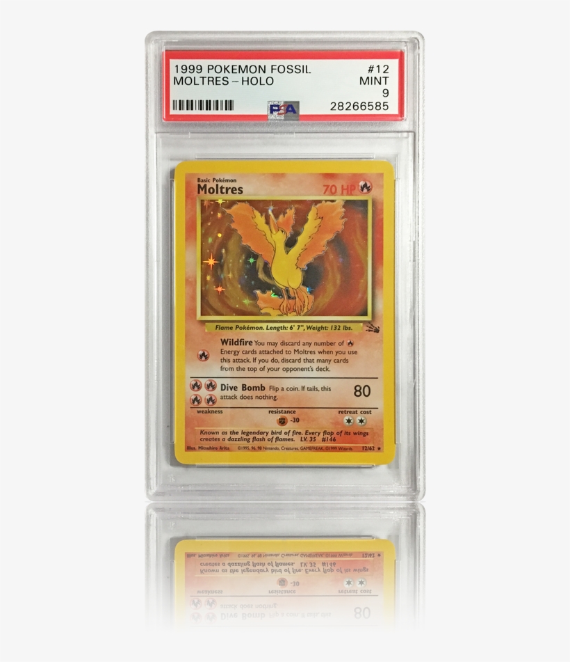 Pokemon Moltres 12 Fossil Holo, transparent png #2015069