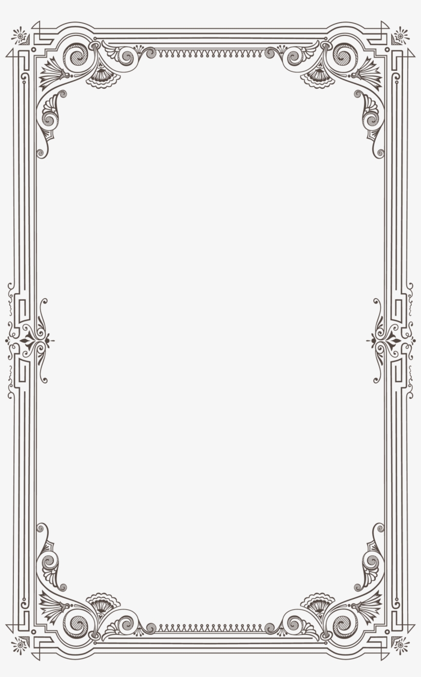 Retro Decorative Frame - Wedding Invitation, transparent png #2015620